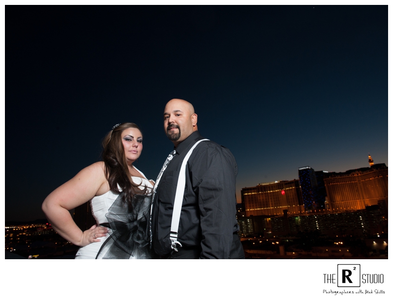 Shannel & Mike Rock Their Vows Vegas Style | The R2 Studio | Las Vegas Wedding Photographers