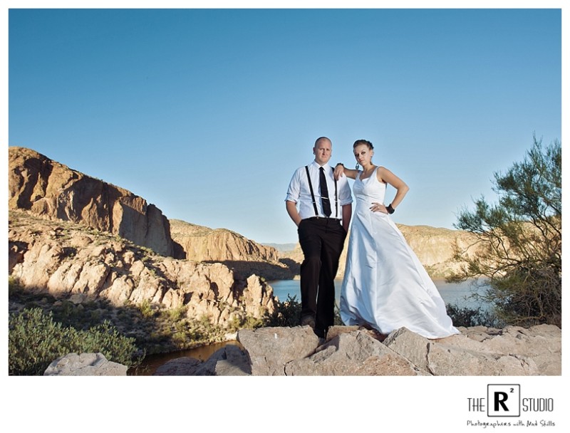 Arizona trash the dress