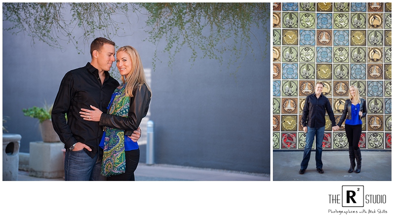 Scottsdale civiv center engagement session