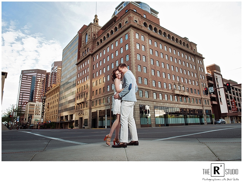 Jen & Bobby | Downtown Phoenix E-Sesh